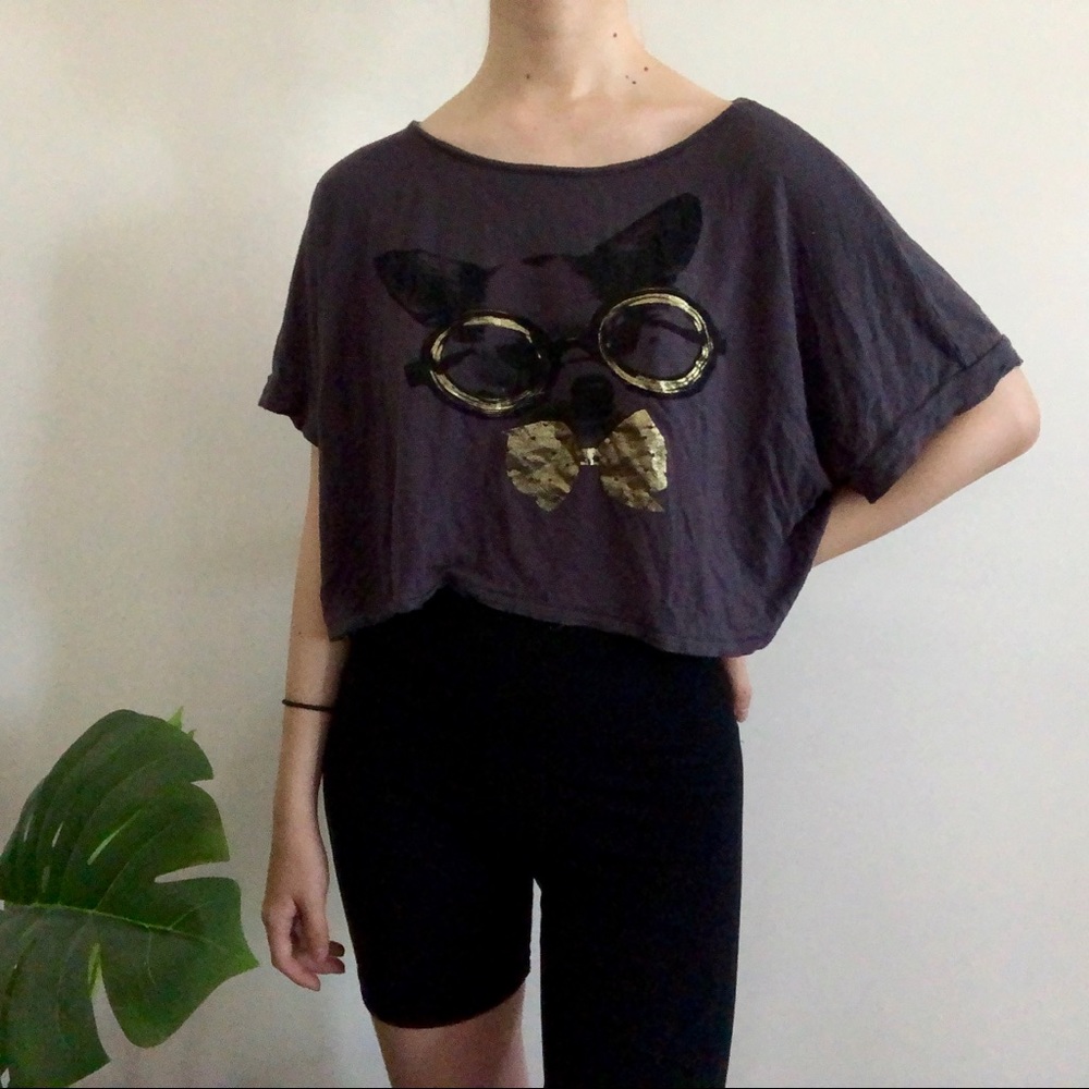 Chihuahua batwing sleeve tee from Milky Way